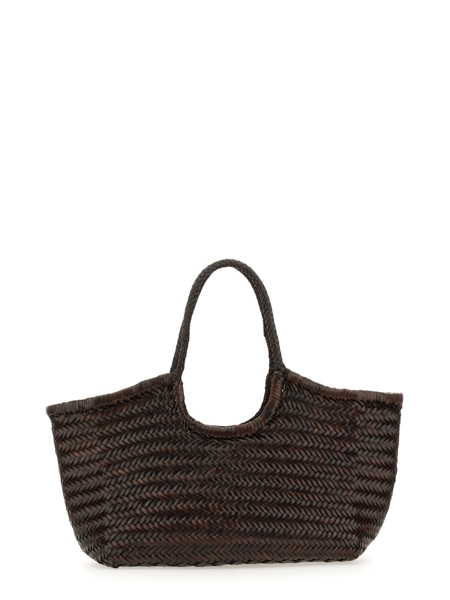 DRAGON DIFFUSION - NANTUCKET BIG WOVEN LEATHER BAG - Eleonora Bonucci