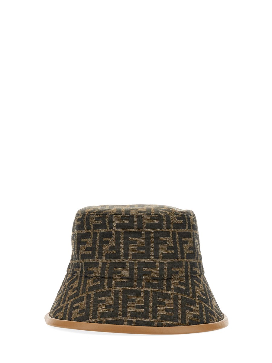 FENDI - FF JACQUARD FABRIC BUCKET HAT - Eleonora Bonucci