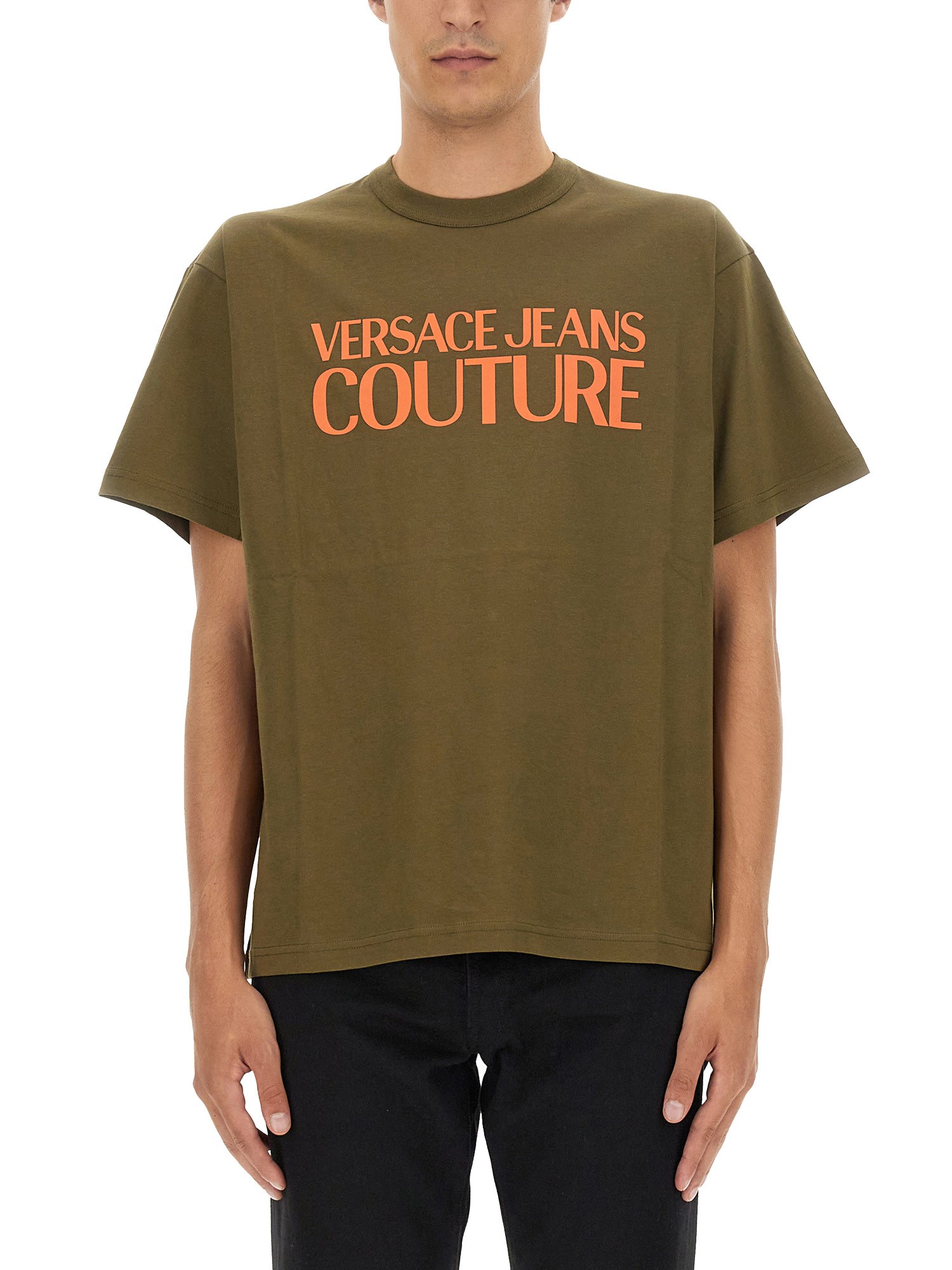 VERSACE JEANS COUTURE T-SHIRT WITH LOGO