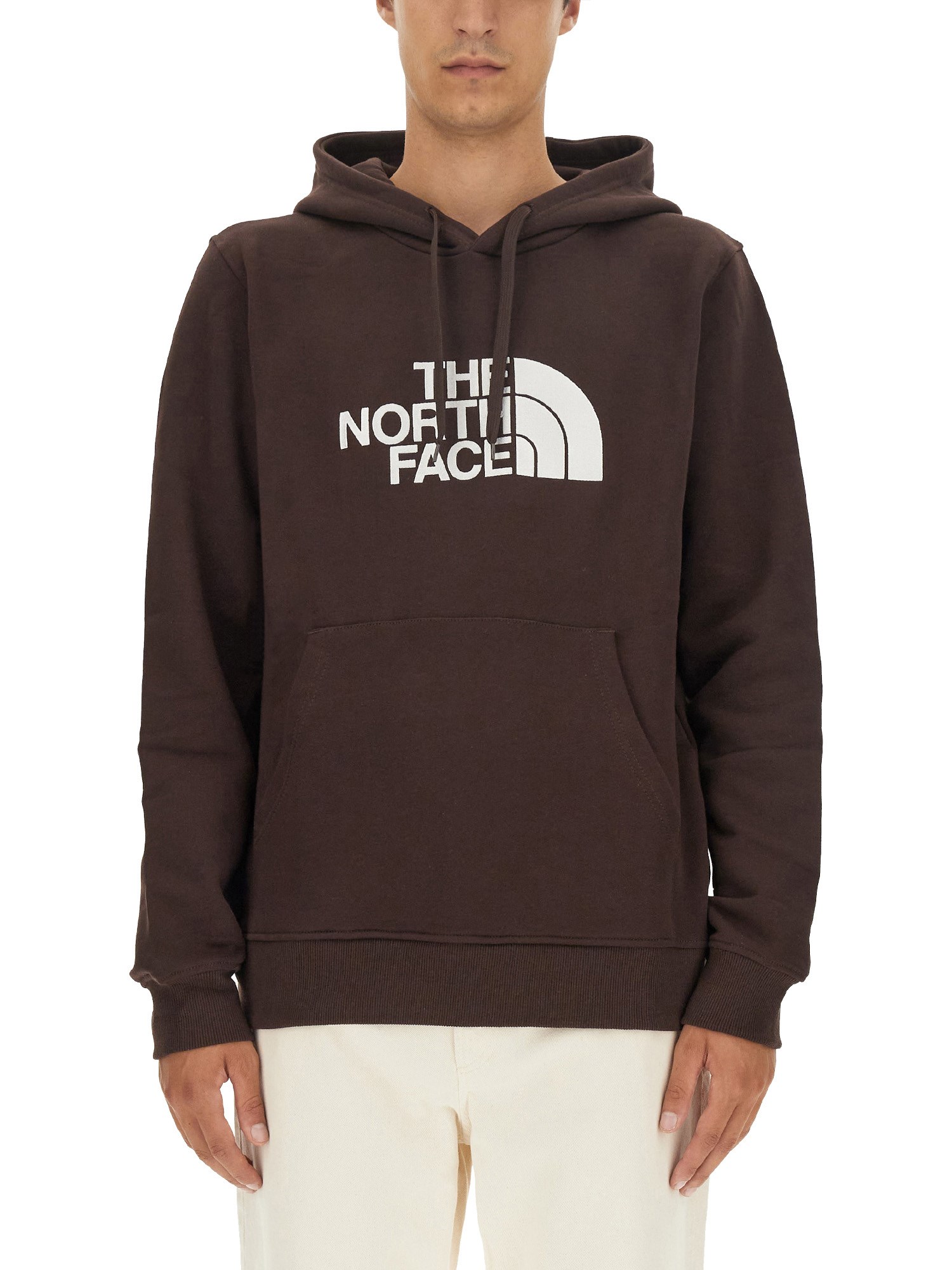 Shop The North Face Sweatshirt With Logo In Brown