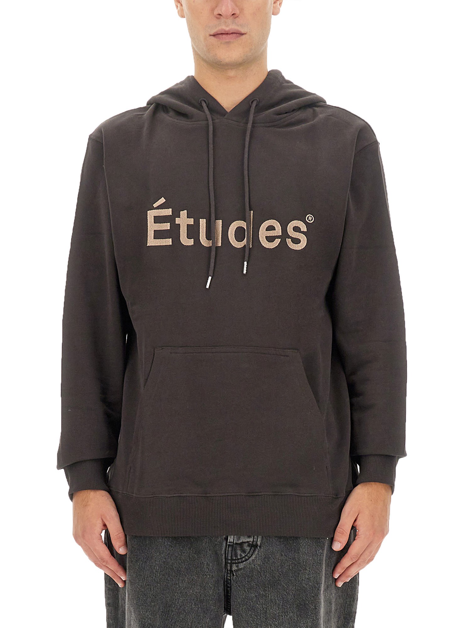 Shop Etudes Studio Sweatshirt With Logo In Brown