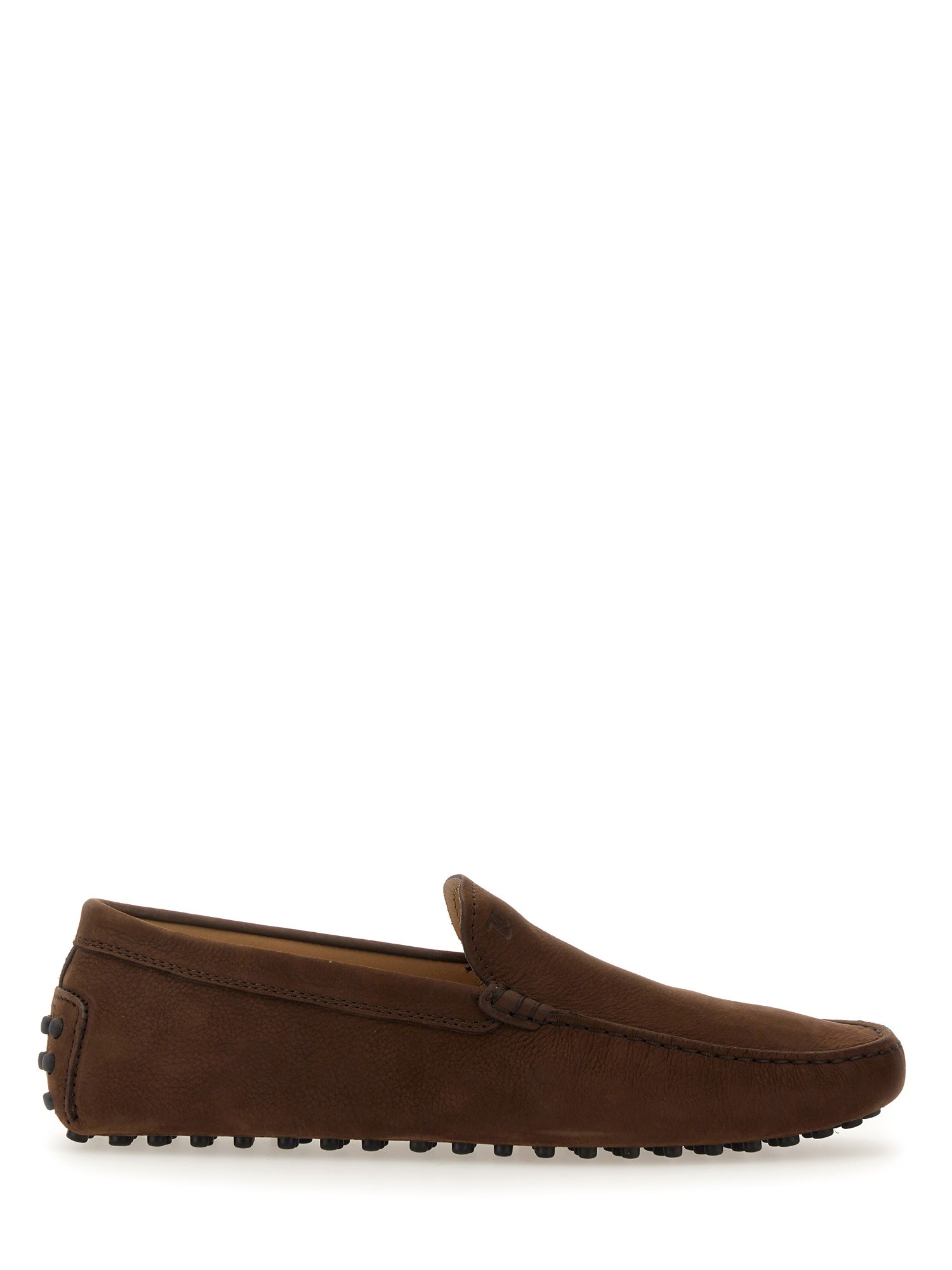 Shop Tod's Rubberized Moccasin In Brown