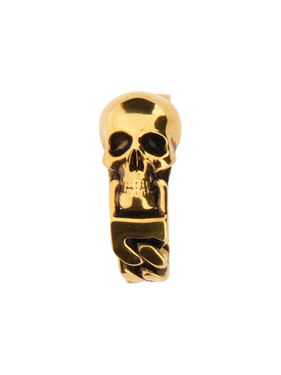 ALEXANDER McQUEEN ANELLO A CATENA SKULL