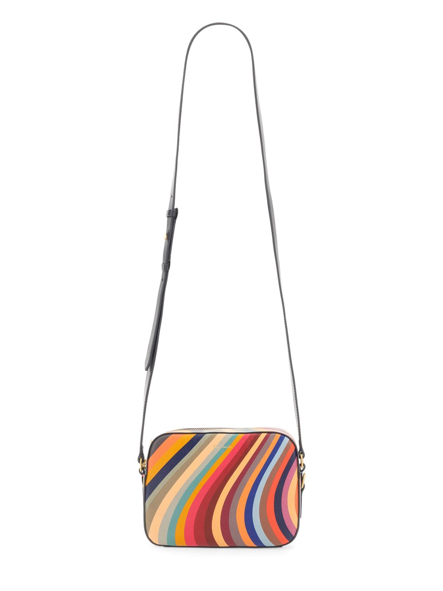 Paul Smith Large Swirl Shoulder Bag In Blue