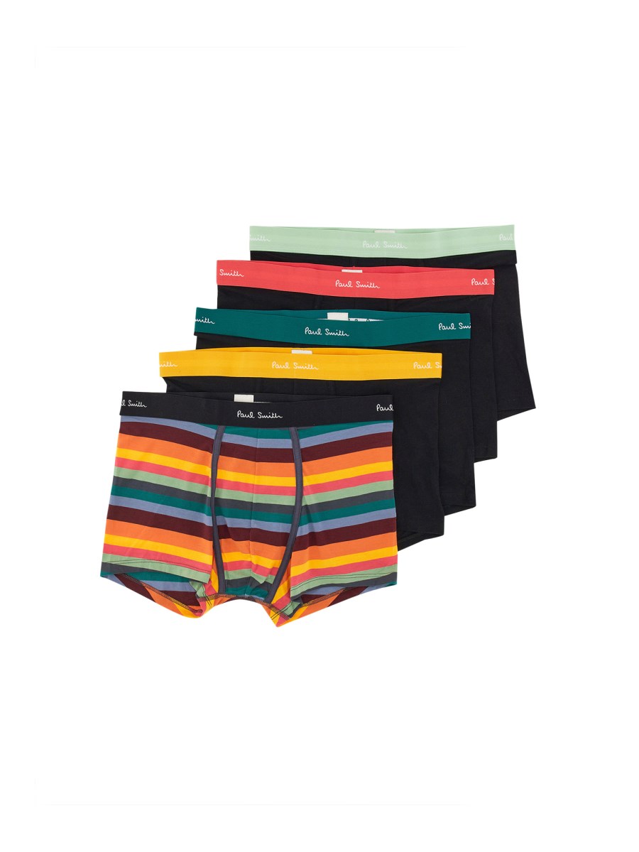 PAUL SMITH CONFEZIONE DA CINQUE SLIP IN COTONE