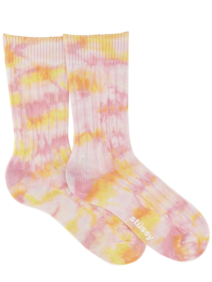 STUSSY CALZINI A COSTE MULTI DYED