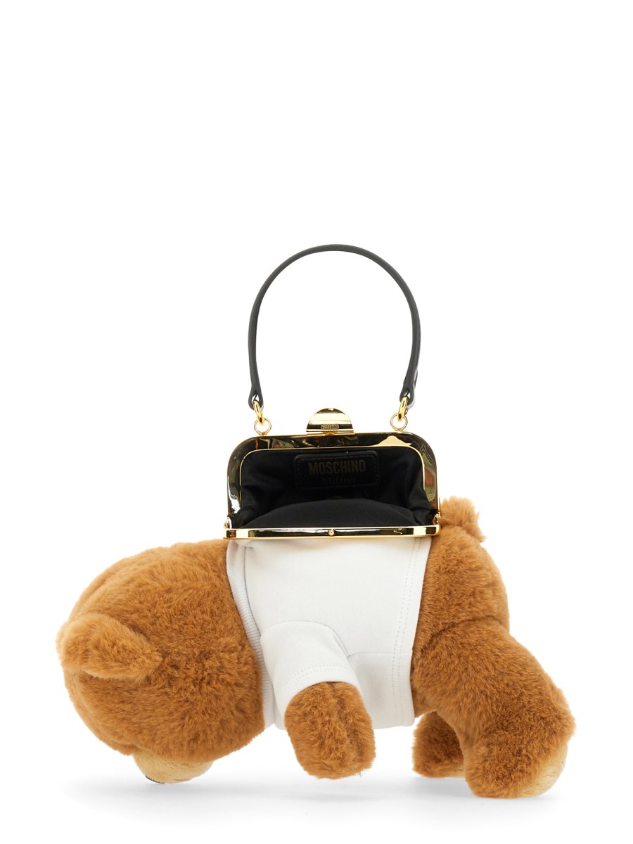 Moschino women Teddy bear crossbody bags black 