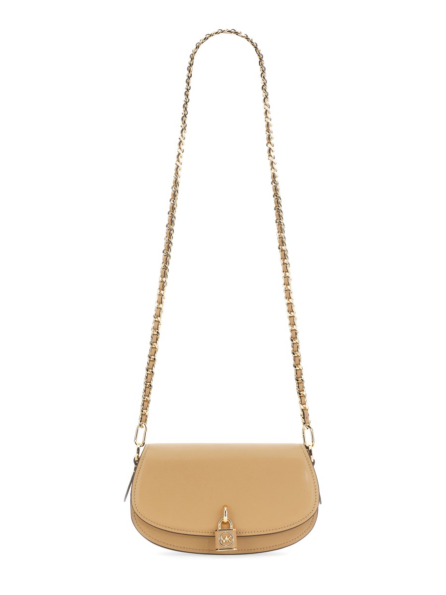 MICHAEL BY MICHAEL KORS MILA SMALL LEATHER SHOULDER BAG