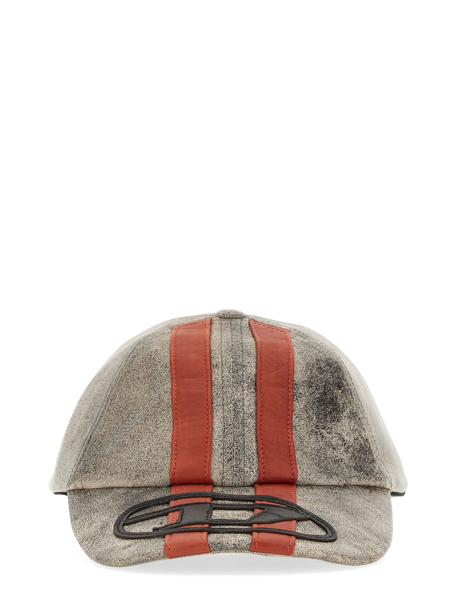 Shop Diesel Baseball Hat With Sport Stripes In Multicolour