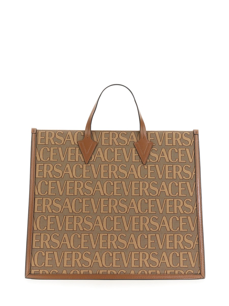 BORSA SHOPPER CON LOGO ALLOVER