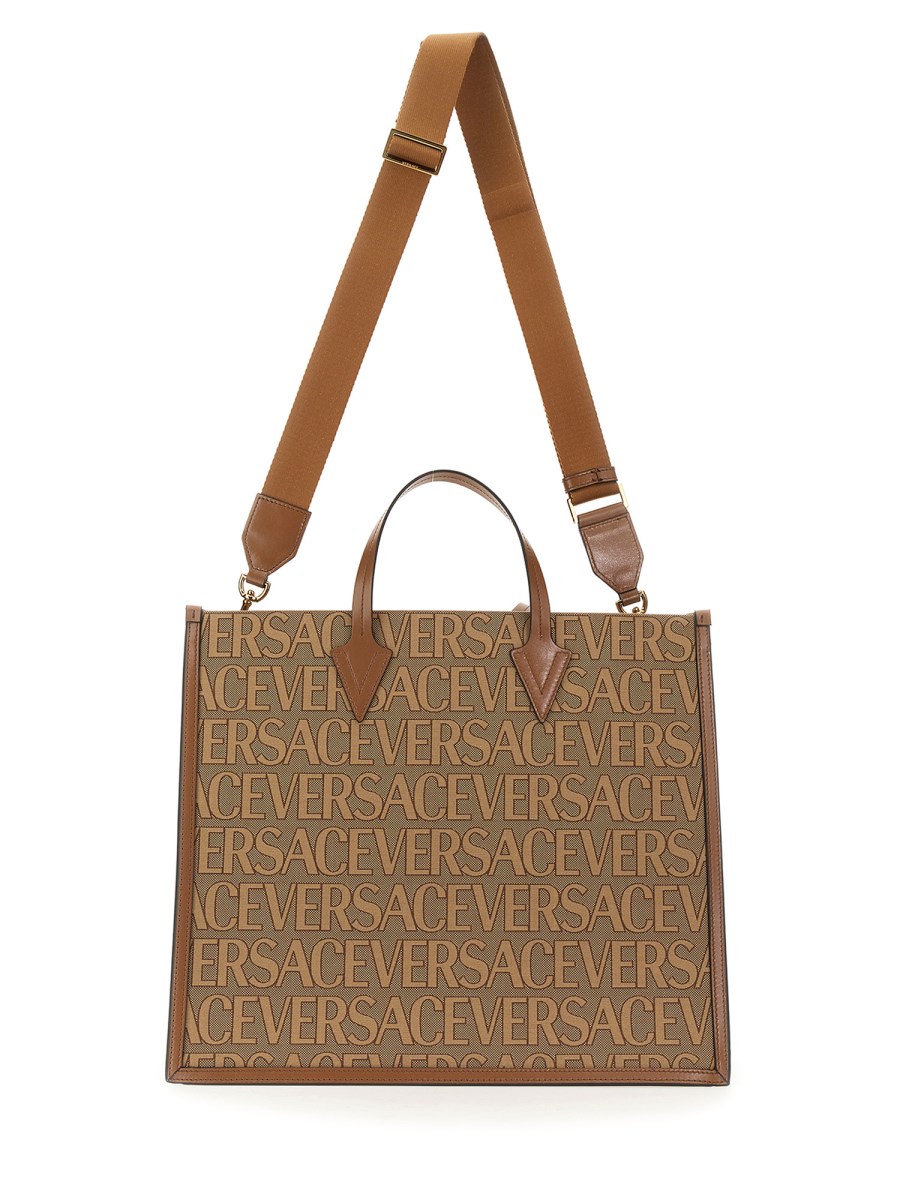 BORSA SHOPPER CON LOGO ALLOVER