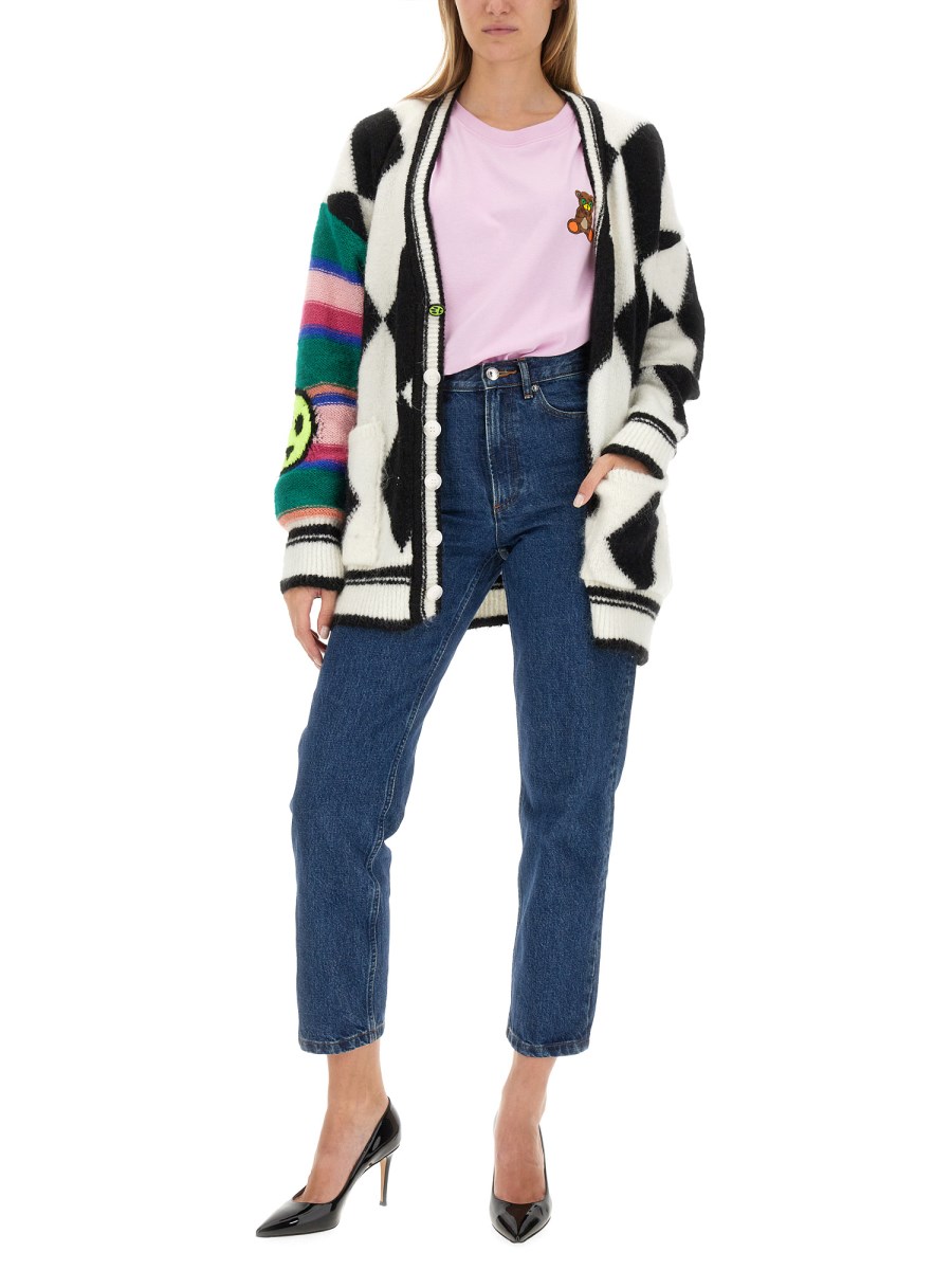 CARDIGAN CON SCOLLO A V