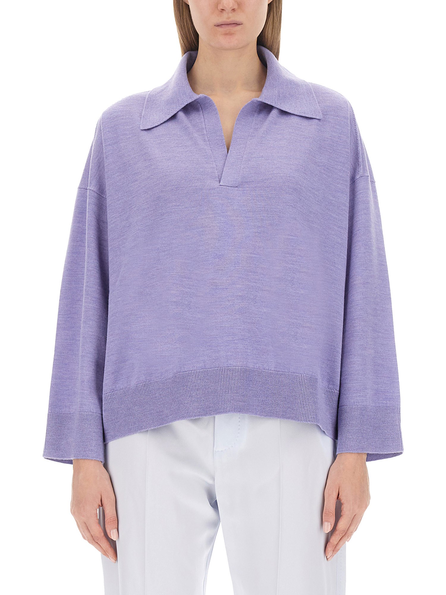 Bottega Veneta Bv Embroidered Knit Polo Shirt In Multicolour