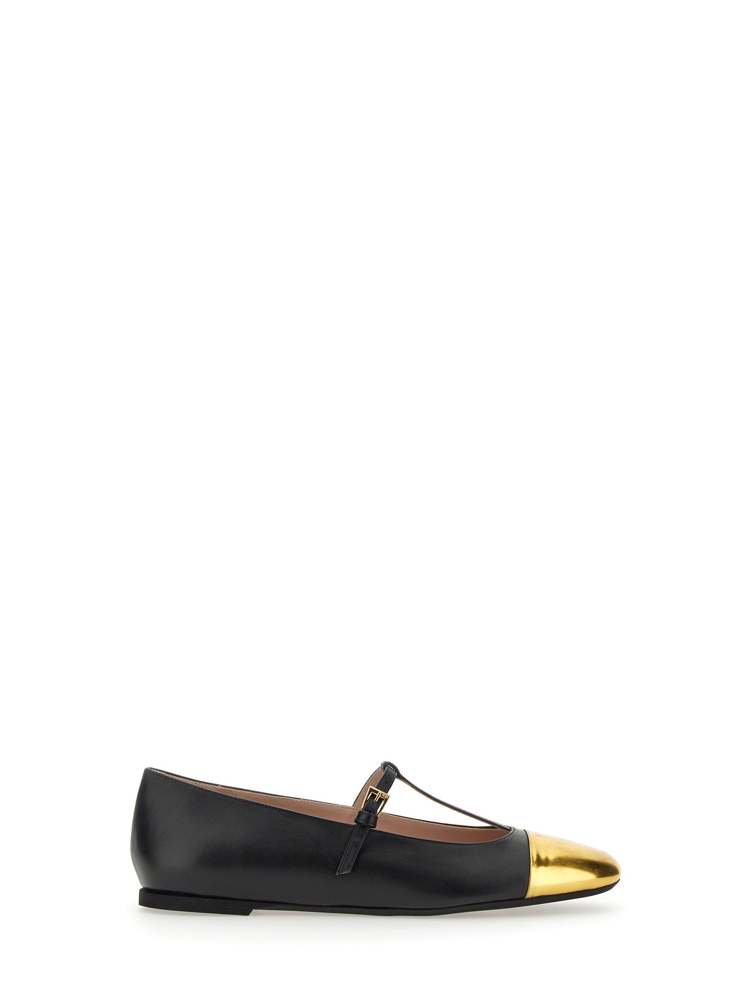 N°21 Woman Ballet Flats Black Size 7 Leather In Black