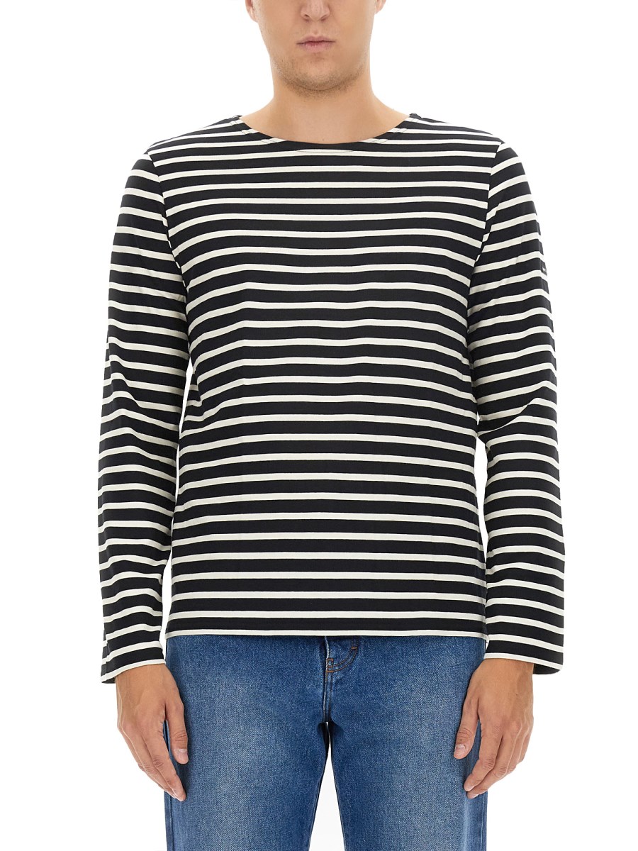 SAINT JAMES T-SHIRT MINQUIERS MODERNE IN JERSEY DI COTONE