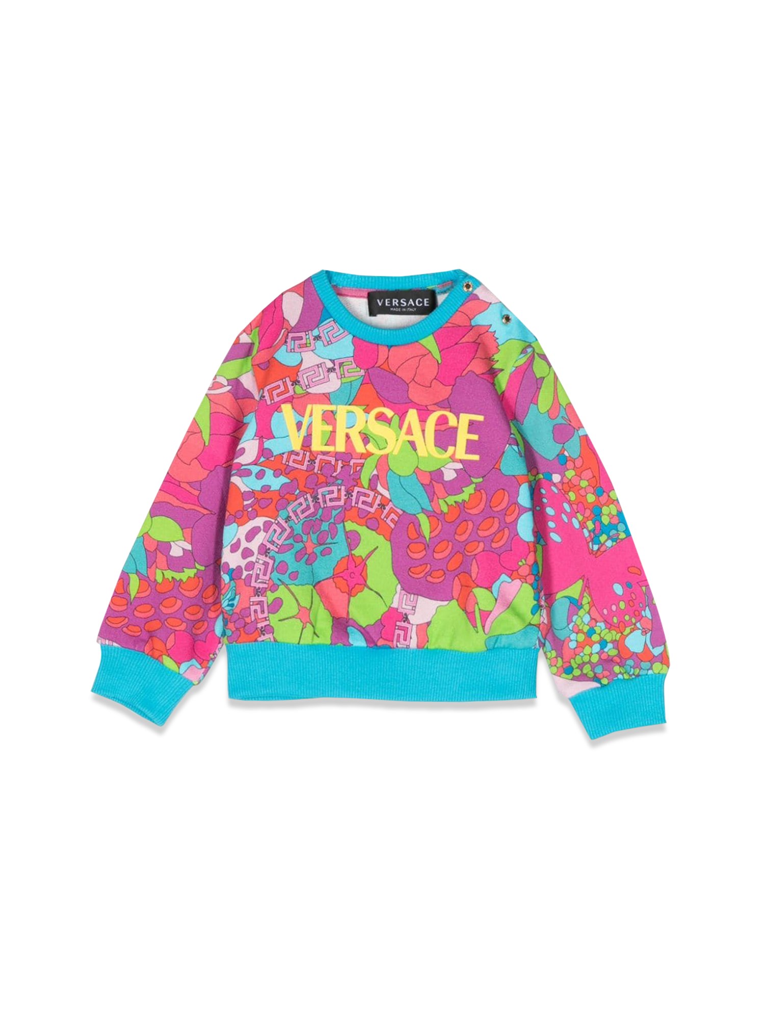 versace floral crewneck sweatshirt