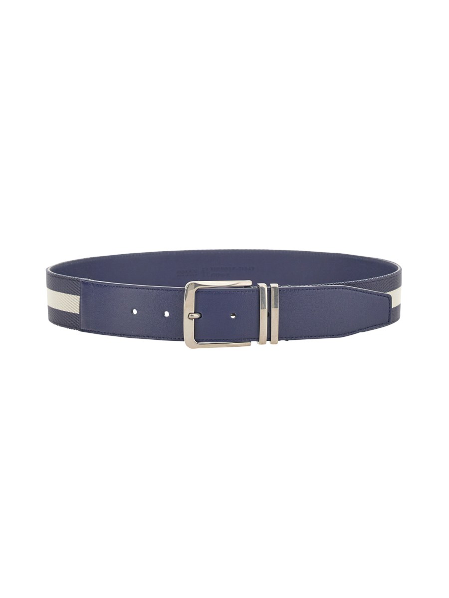 Navy blue bally clearance belt