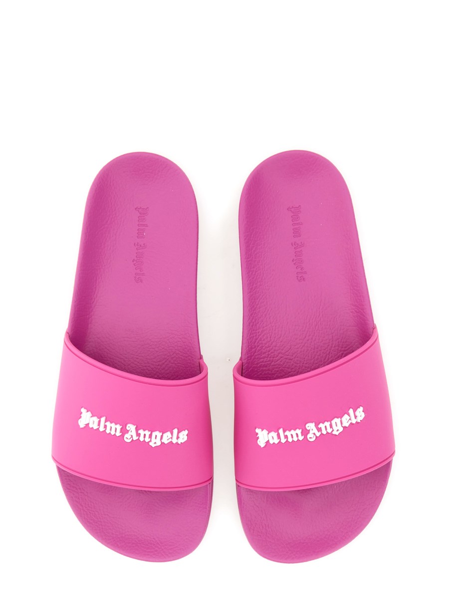 PALM ANGELS RUBBER SANDAL WITH LOGO Eleonora Bonucci