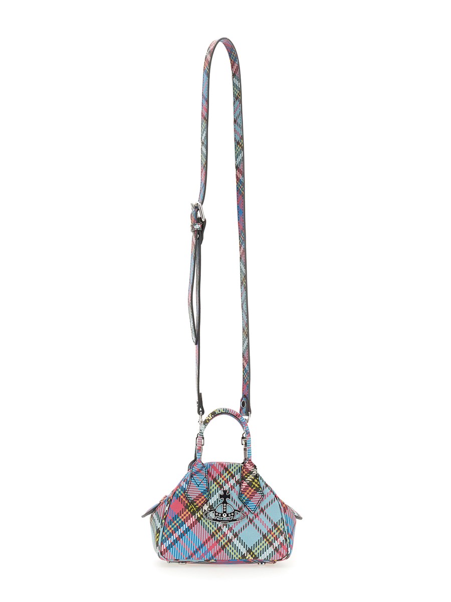 VIVIENNE WESTWOOD - MINI VICTORIA YASMINE SAFFIANO LEATHER BAG