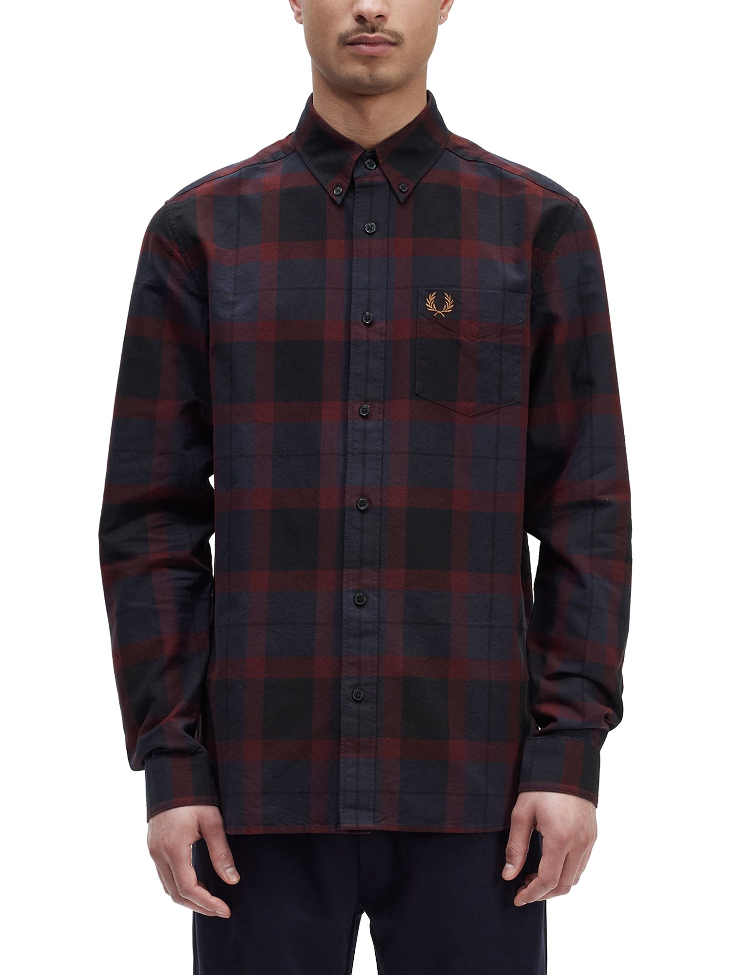 fred perry shirt with logo