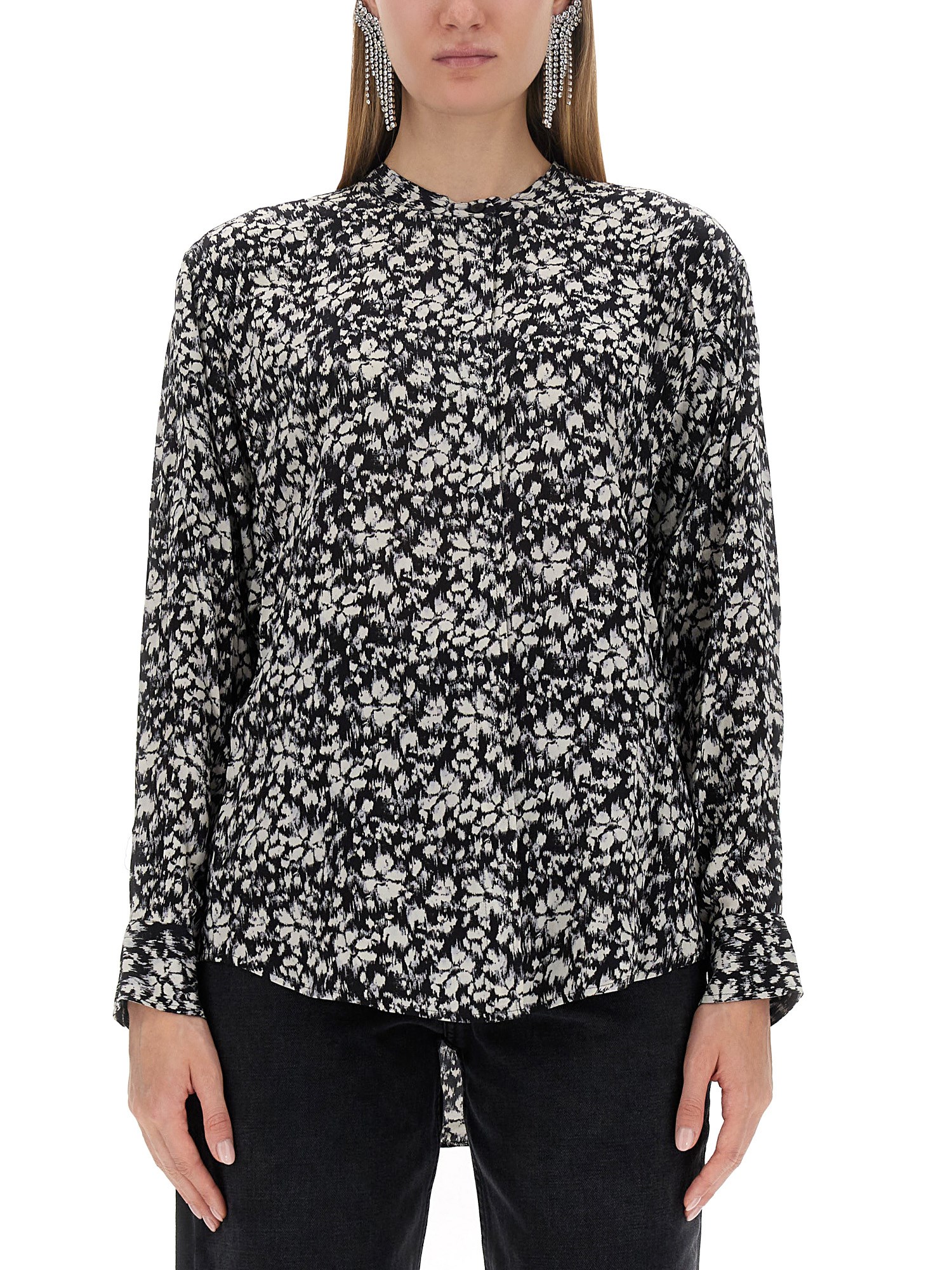 Shop Marant Etoile Catchell Shirt In Multicolour