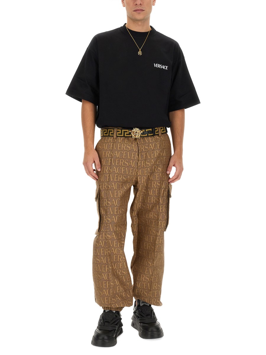 Men's Medusa Cargo Pants by Versace