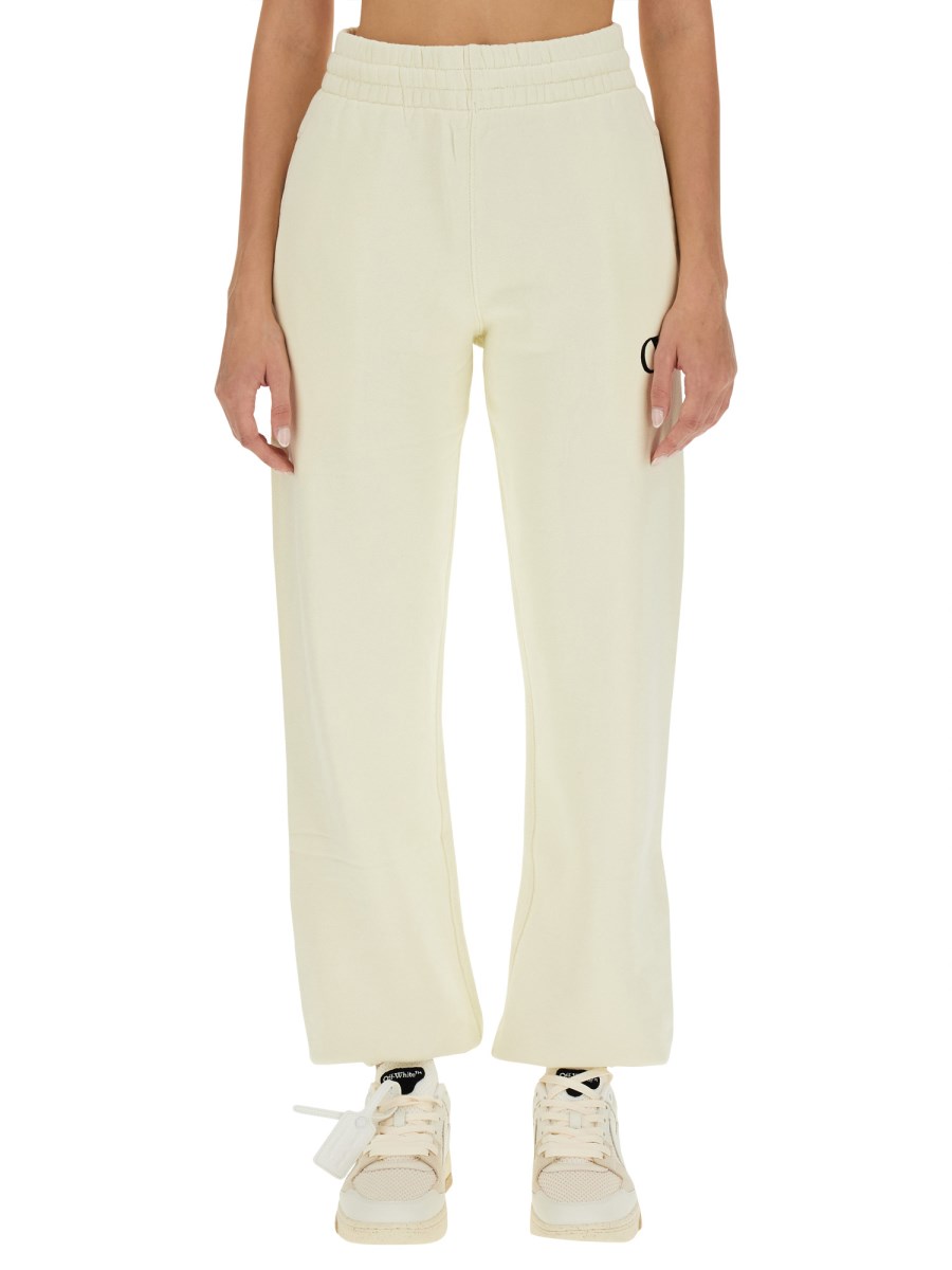 OFF-WHITE PANTALONE JOGGING IN COTONE