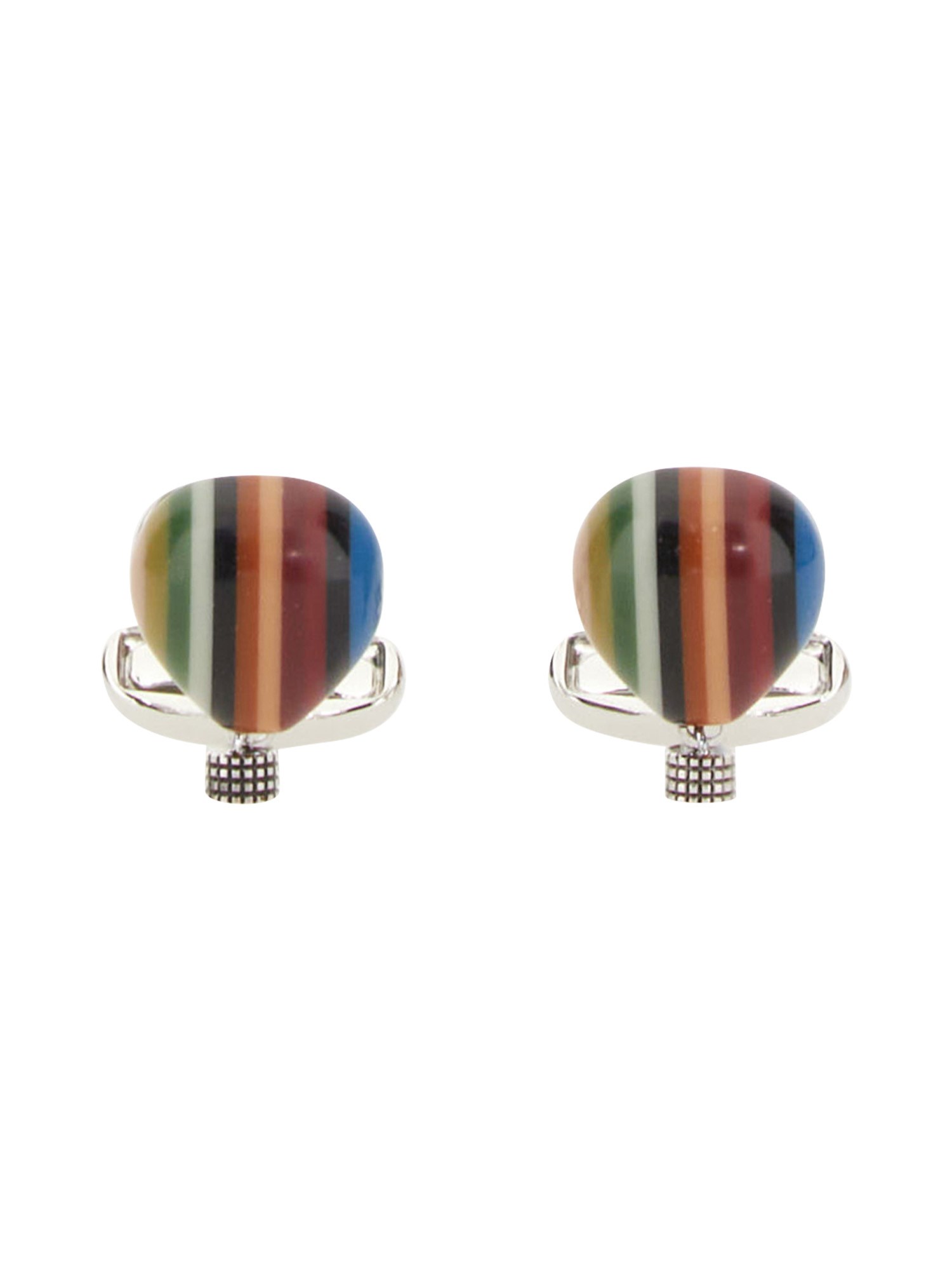 Shop Paul Smith Air Balloon Cufflinks In Multicolour