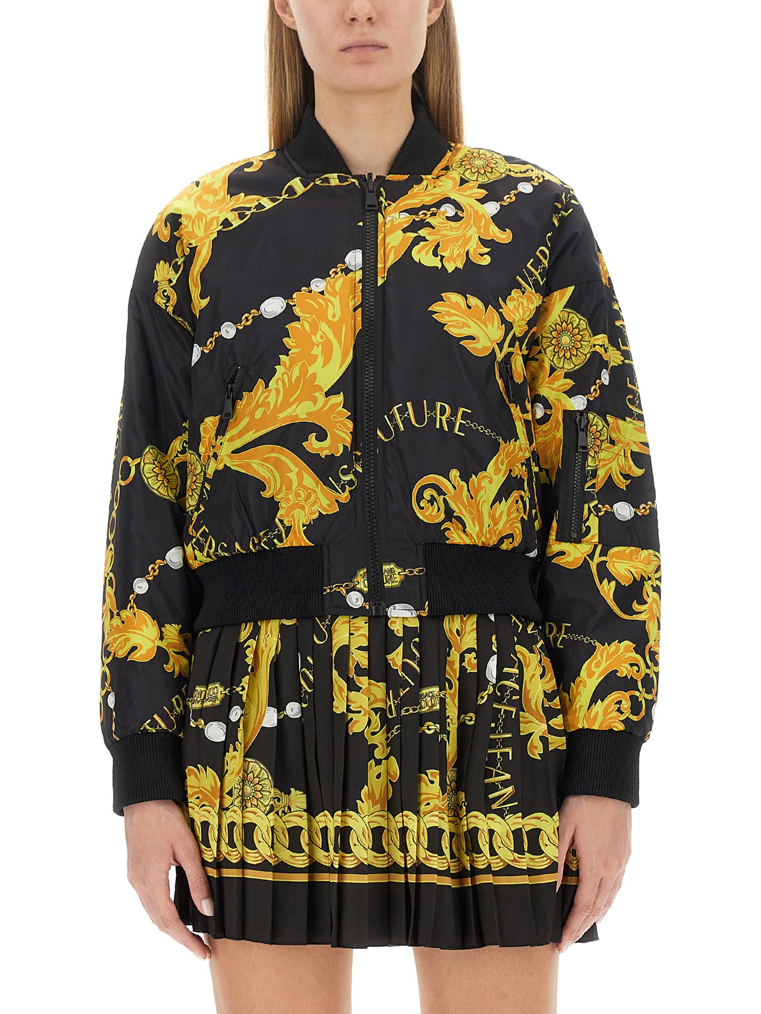 versace jeans couture reversible jacket