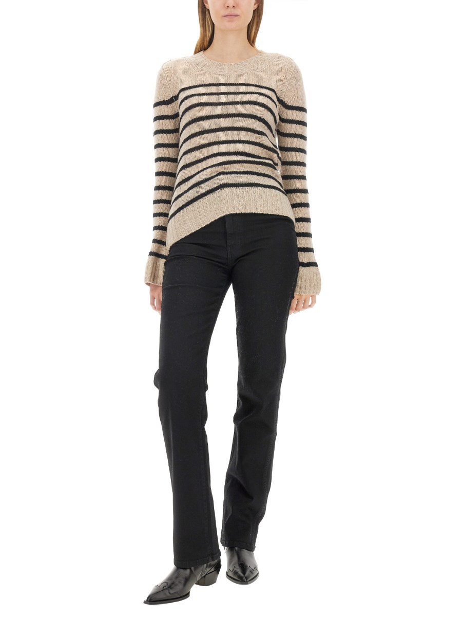 Khaite striped outlet sweater