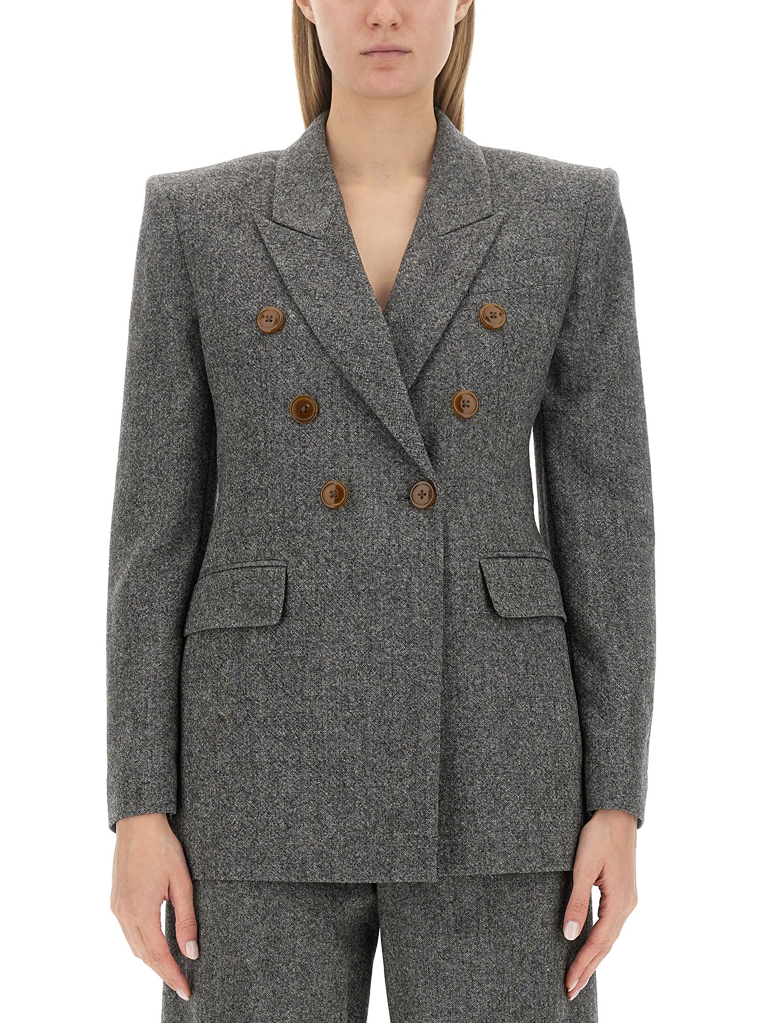 Vivienne Westwood Wool-blend Double Breasted Blazer In Multicolour