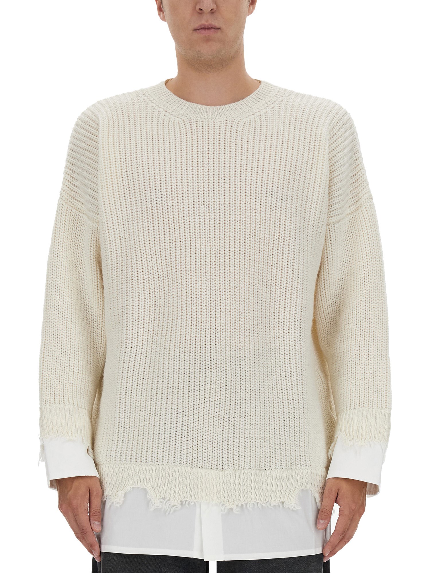 MM6 MAISON MARGIELA SHIRT BOTTOM SWEATER 