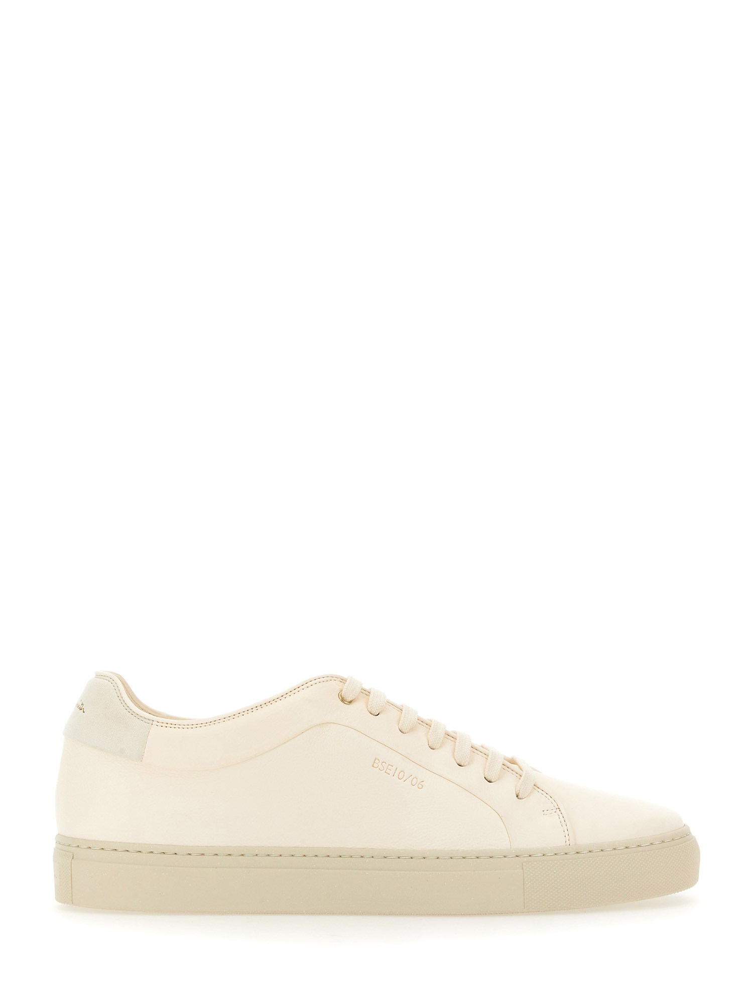 Shop Paul Smith Leather Sneaker In Ivory