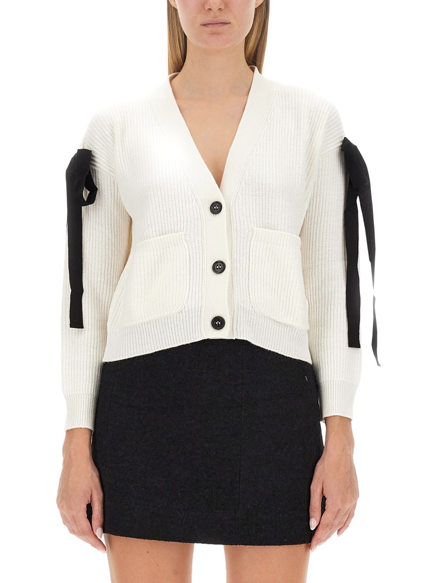 Red valentino cardigan hotsell