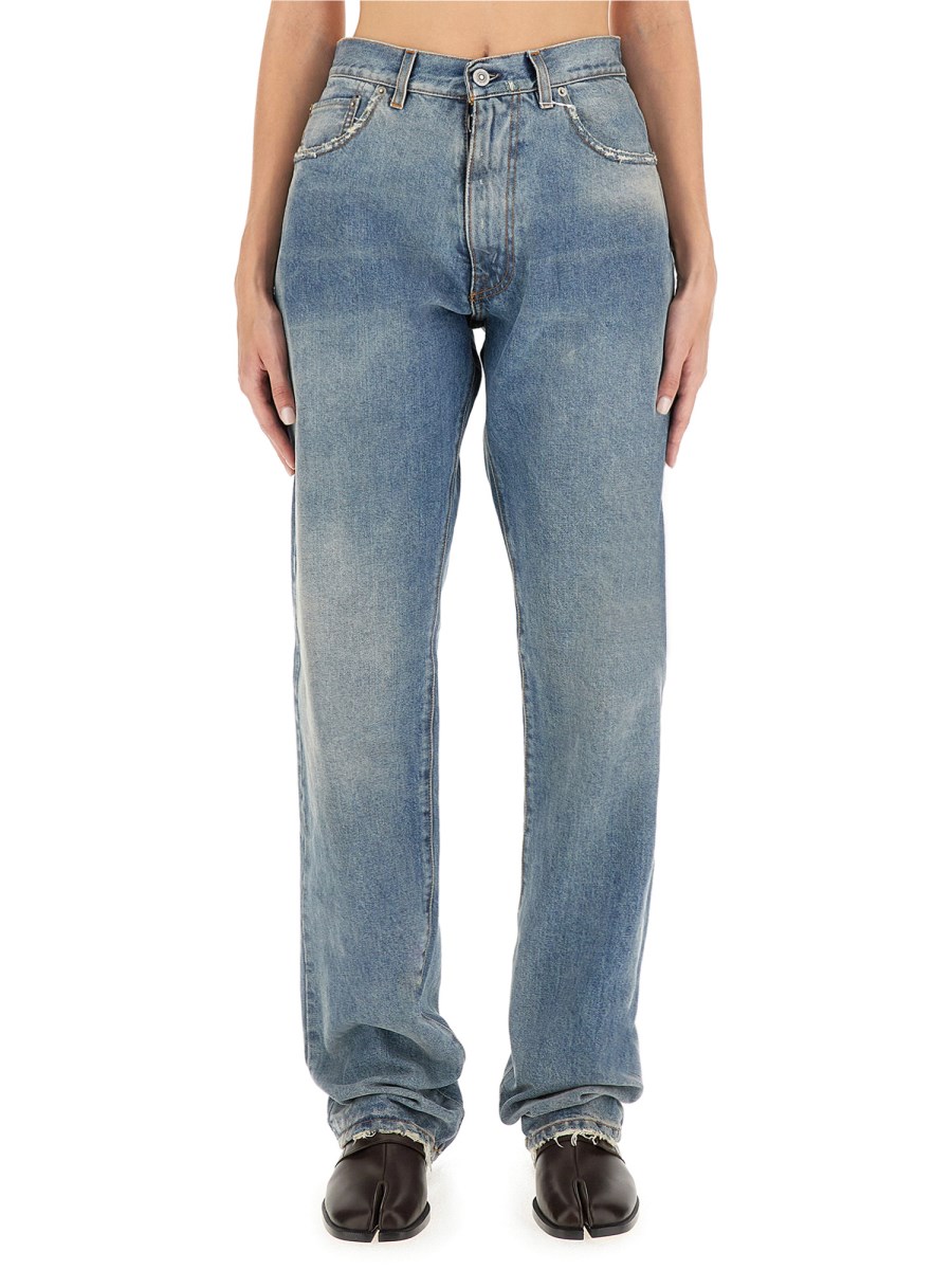 MAISON MARGIELA JEANS LOOSE CON TAGLIO DRITTO