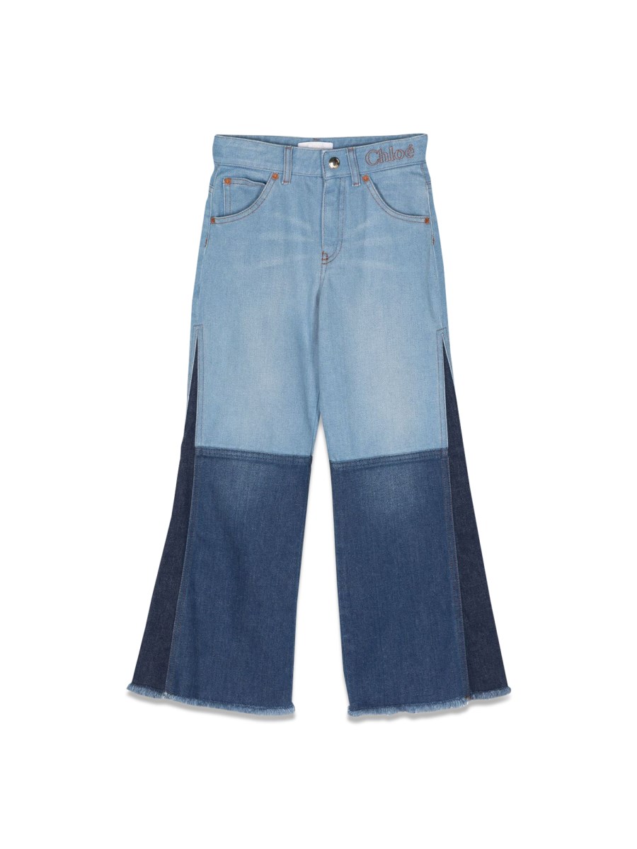 CHLOE&#39; jeans con inserto laterale