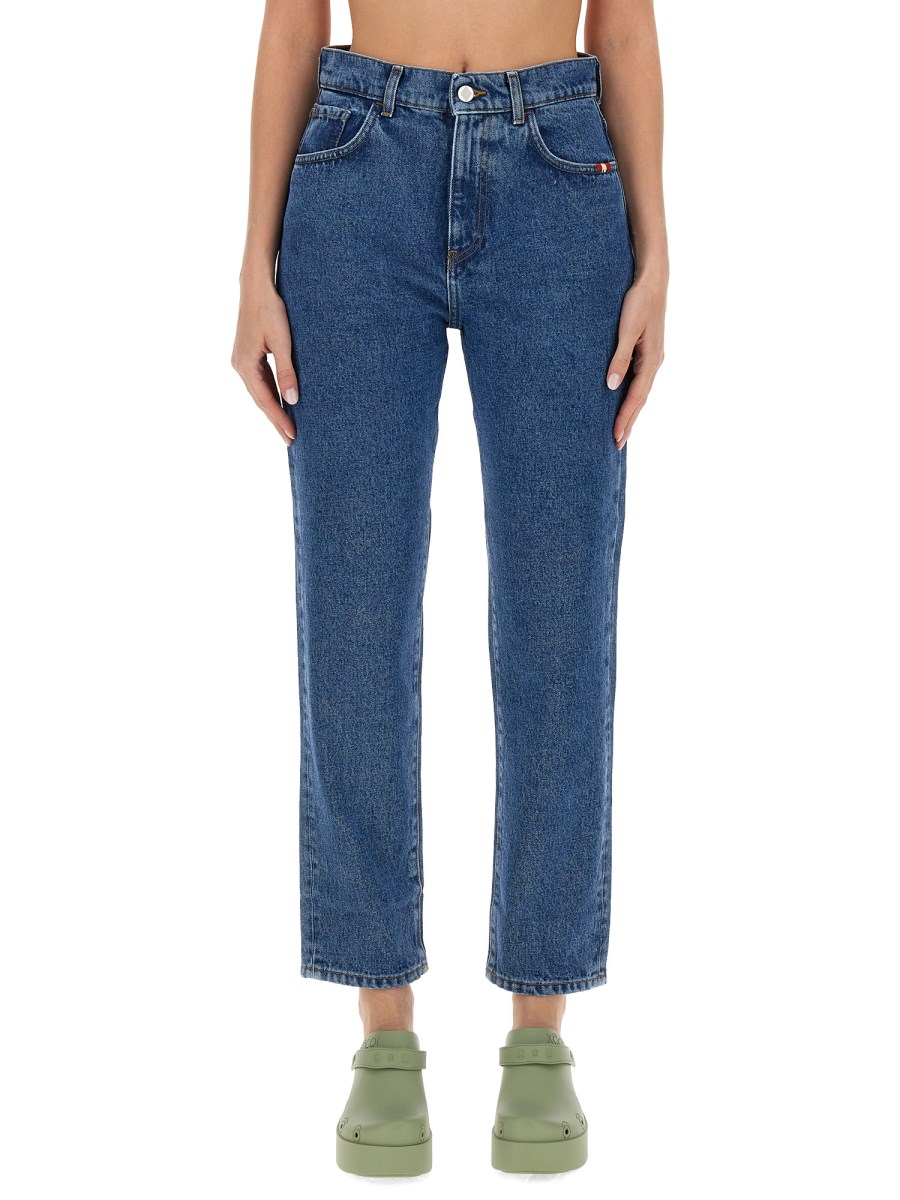 AMISH JEANS LIZZIE IN DENIM DI COTONE