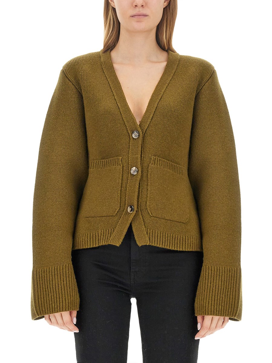 Scarlet cashmere cardigan