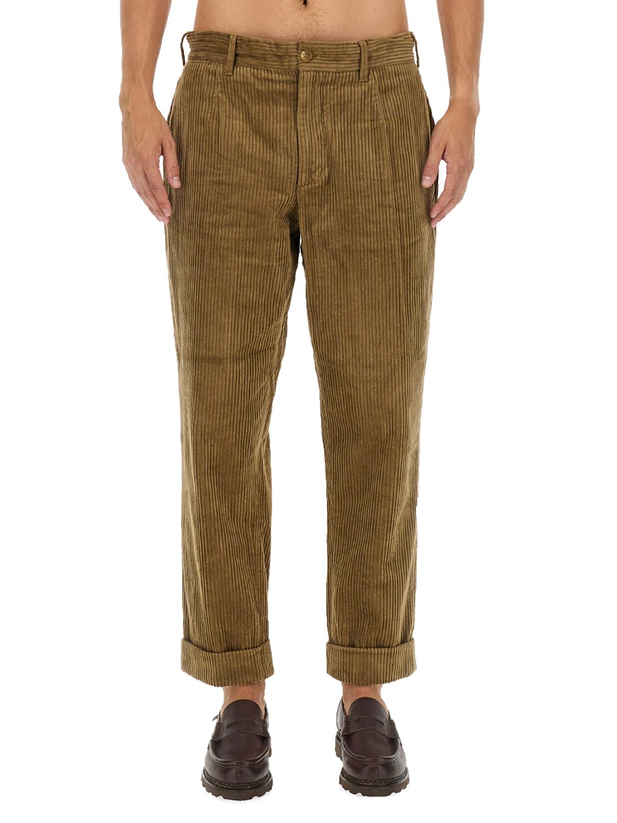 ENGINEERED GARMENTS PANTALONE IN VELLUTO A COSTE