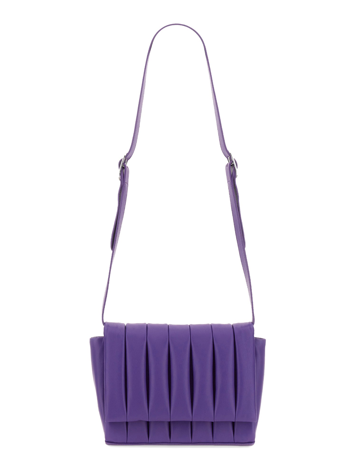 Shop Themoirè Shoulder Bag "feronia" In Purple