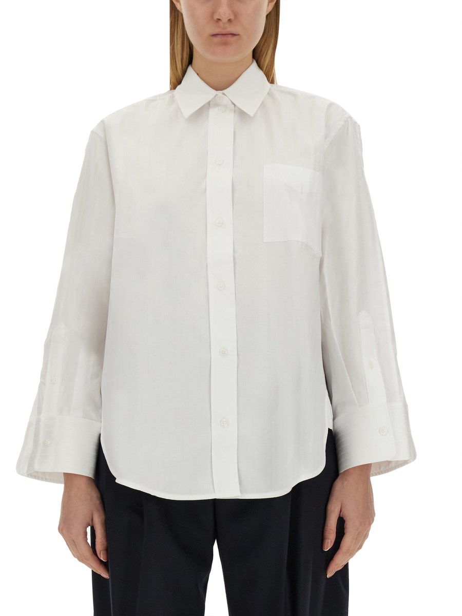 VICTORIA BECKHAM CAMICIA OVERSIZE IN COTONE