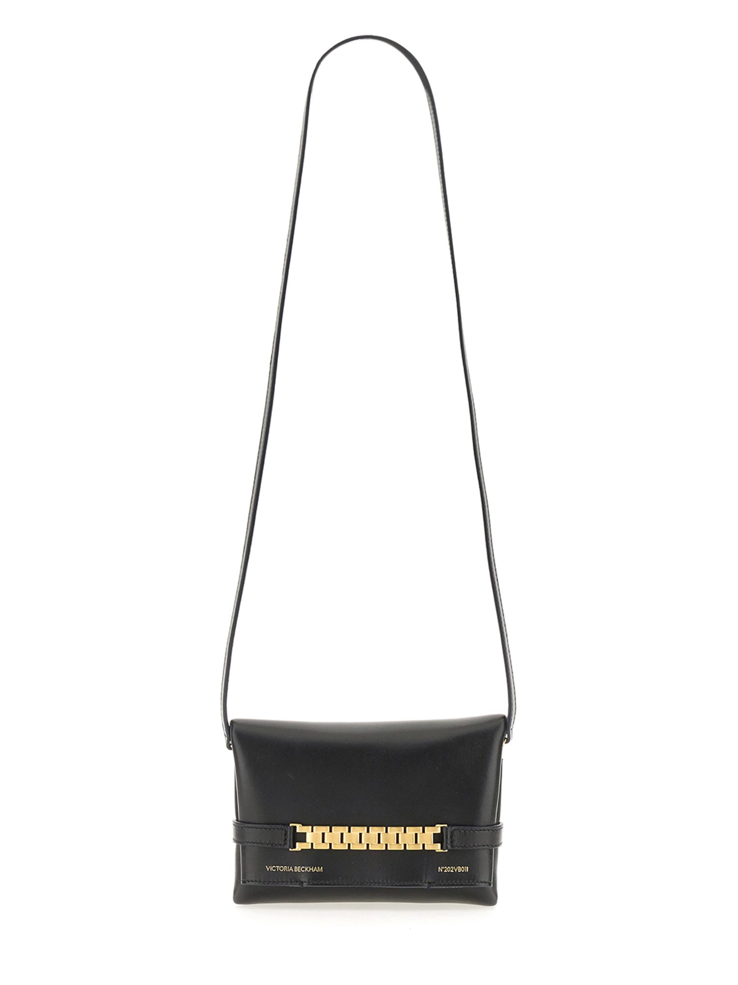Victoria Beckham Mini Clutch Bag With Shoulder Strap In Black