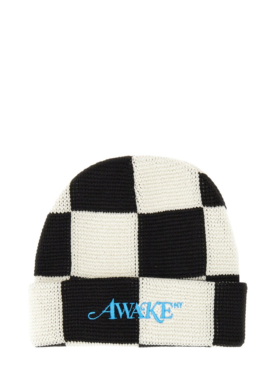 AWAKE NY - BEANIE HAT WITH LOGO - Eleonora Bonucci