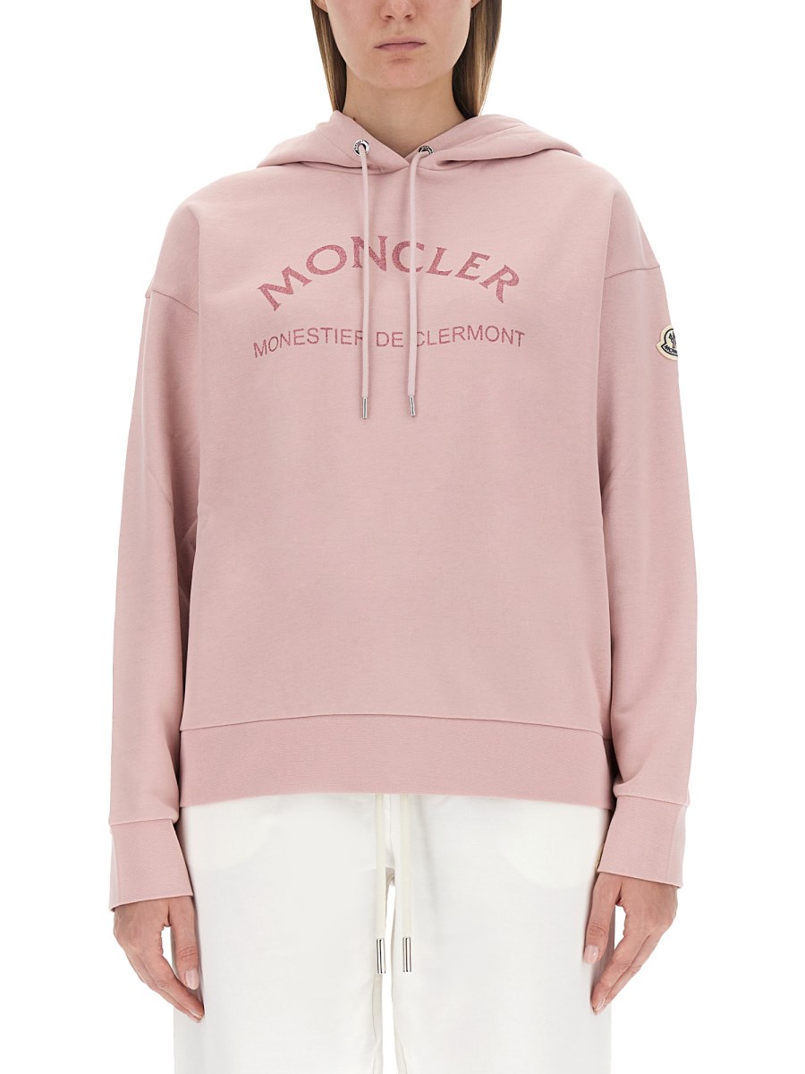 MONCLER FELPA CON LOGO