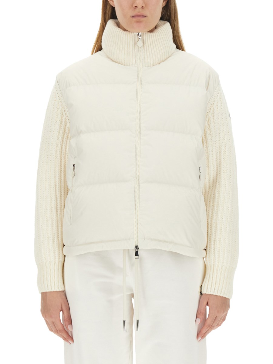 Moncler jacket knit sleeves online