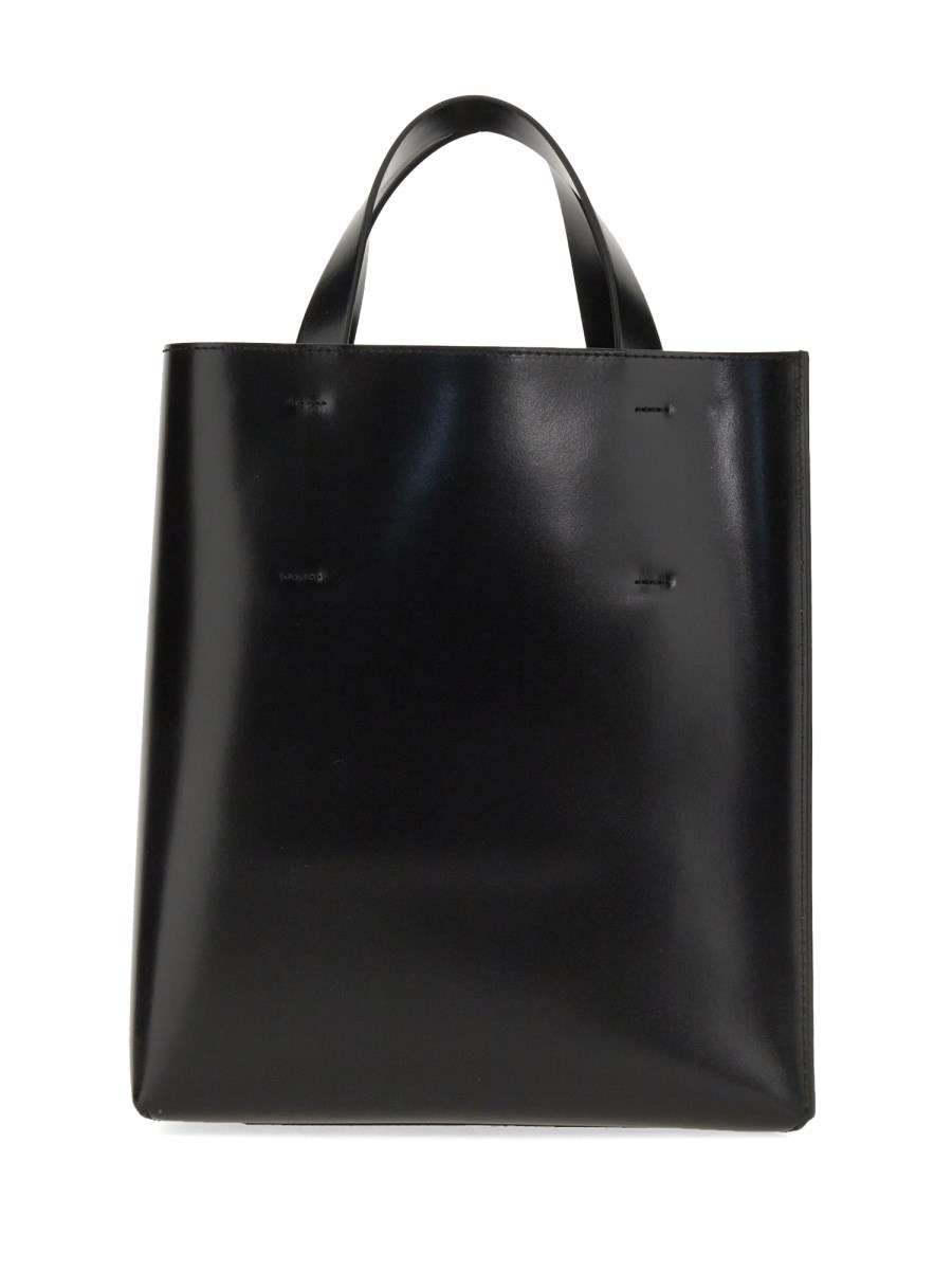 MARNI - MEDIUM SAFFIANO LEATHER TRUNK BAG - Eleonora Bonucci