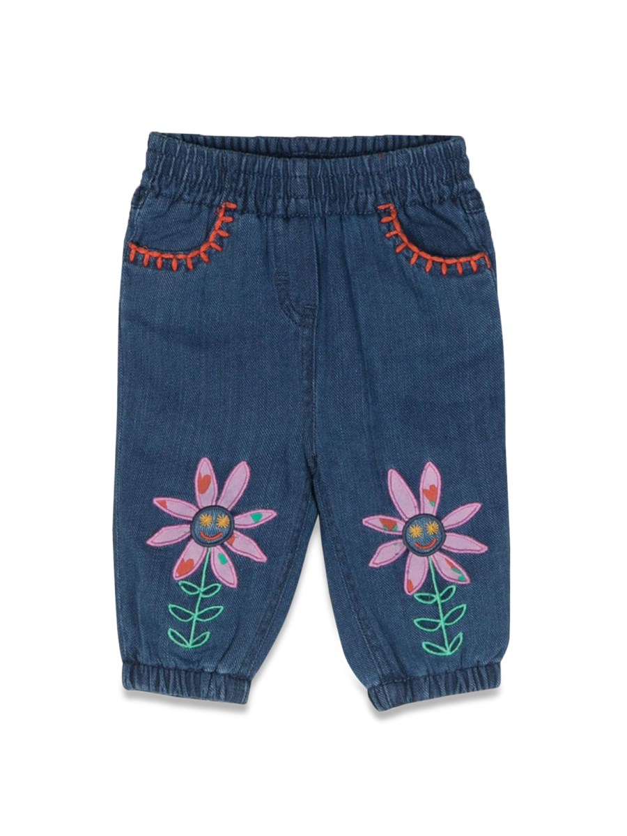 STELLA McCARTNEY jeans con fiori