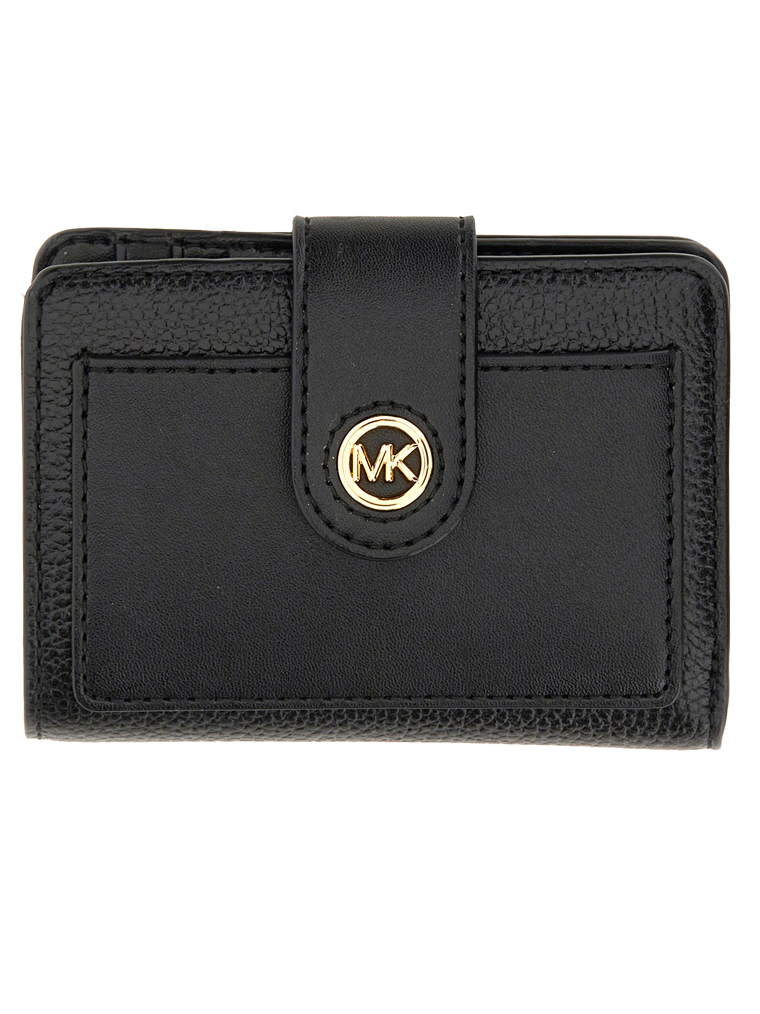 michael by michael kors compact wallet with logo