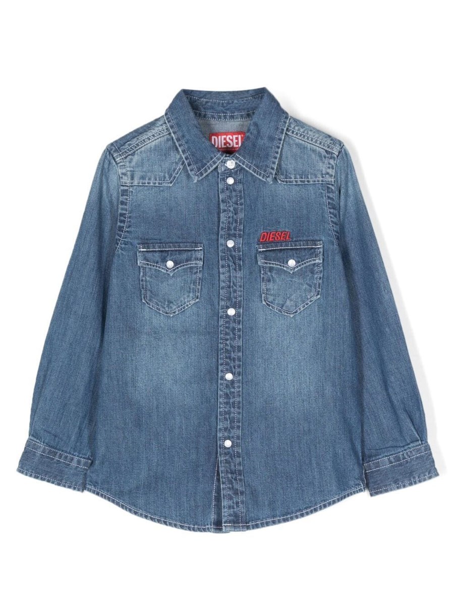 DIESEL KIDS camicia ml denim