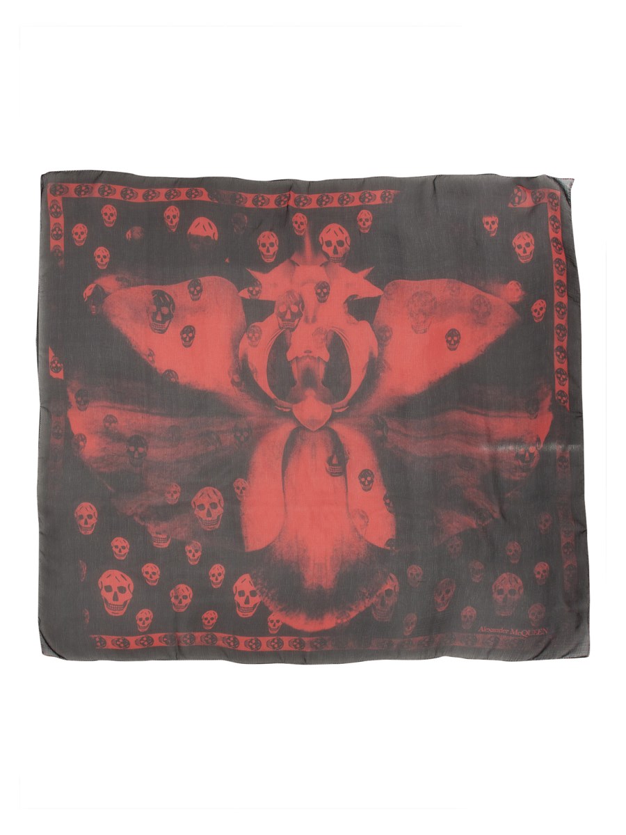 FOULARD SKULL ORCHID 